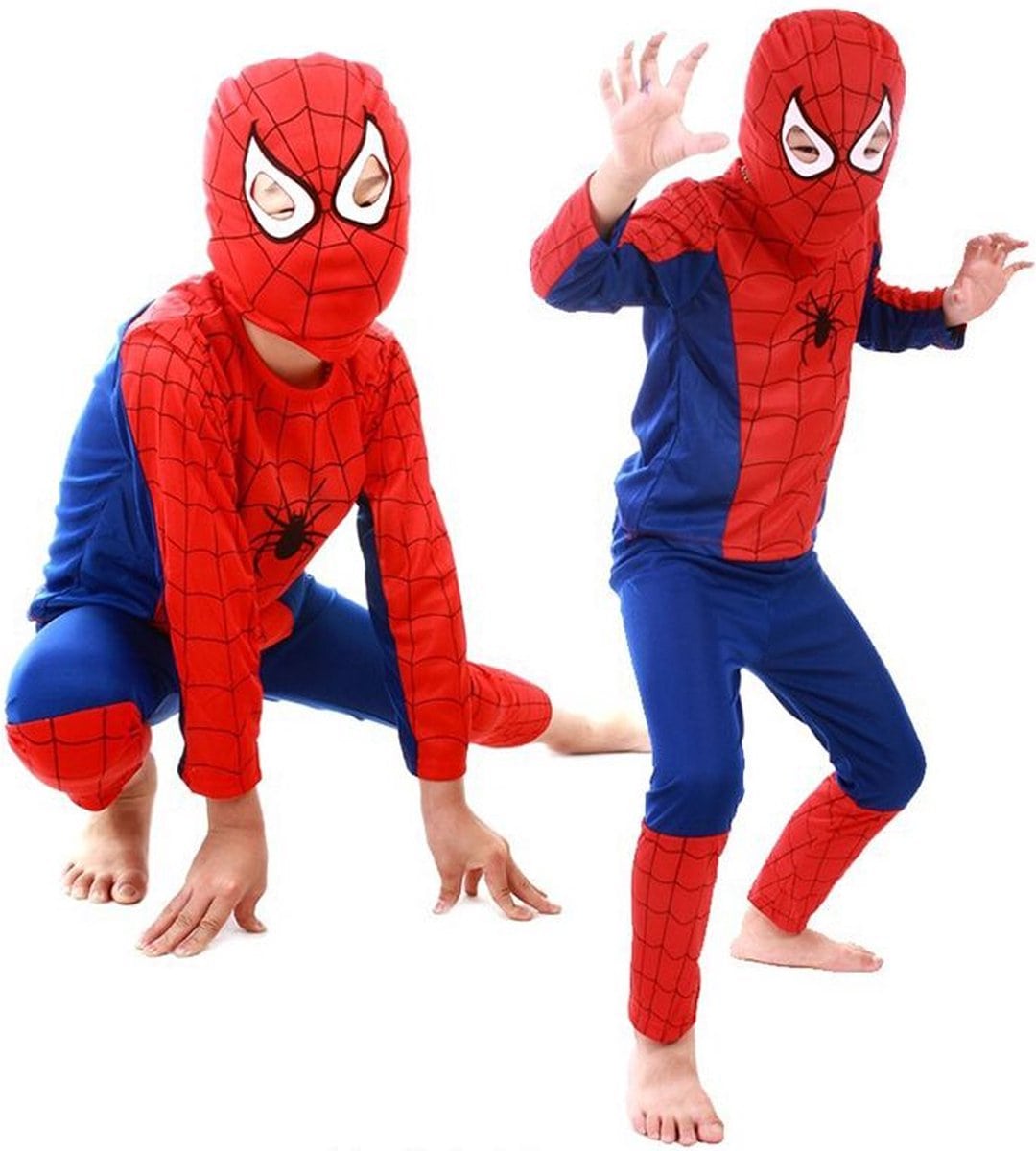 Ansichtkaart Geruïneerd plan Spiderman Pak - Carnaval verkleedpak - Spidermanshop.nl